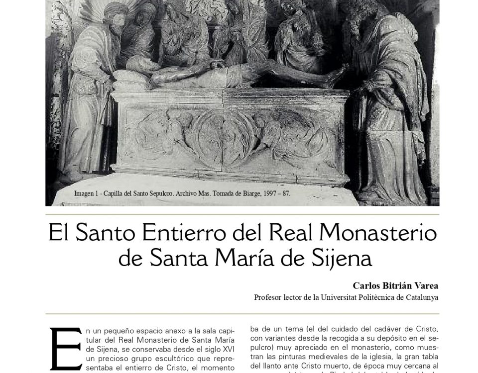 Artículo sobre el Monasterio de Sijena en la revista de diciembre de 2024
