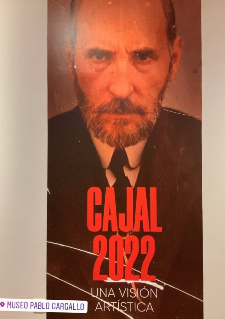 Cartel de la exposición 'Cajal 2022. Una visión artística'