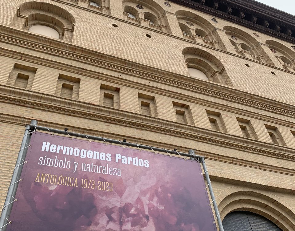 Visita a la exposición de Hermógenes Pardos (foto de Alfonso Estrada)