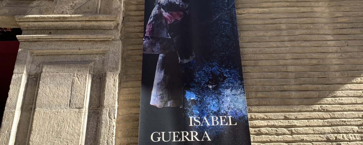 Cartel de la exposición de Isabel Guerra en el Museo Goya (foto de Alfonso Estrada)