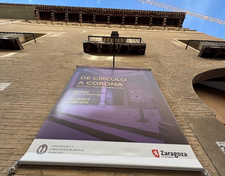 Cartel de la exposición 'De círculo a corona. Memoria viva de Fuenclara'