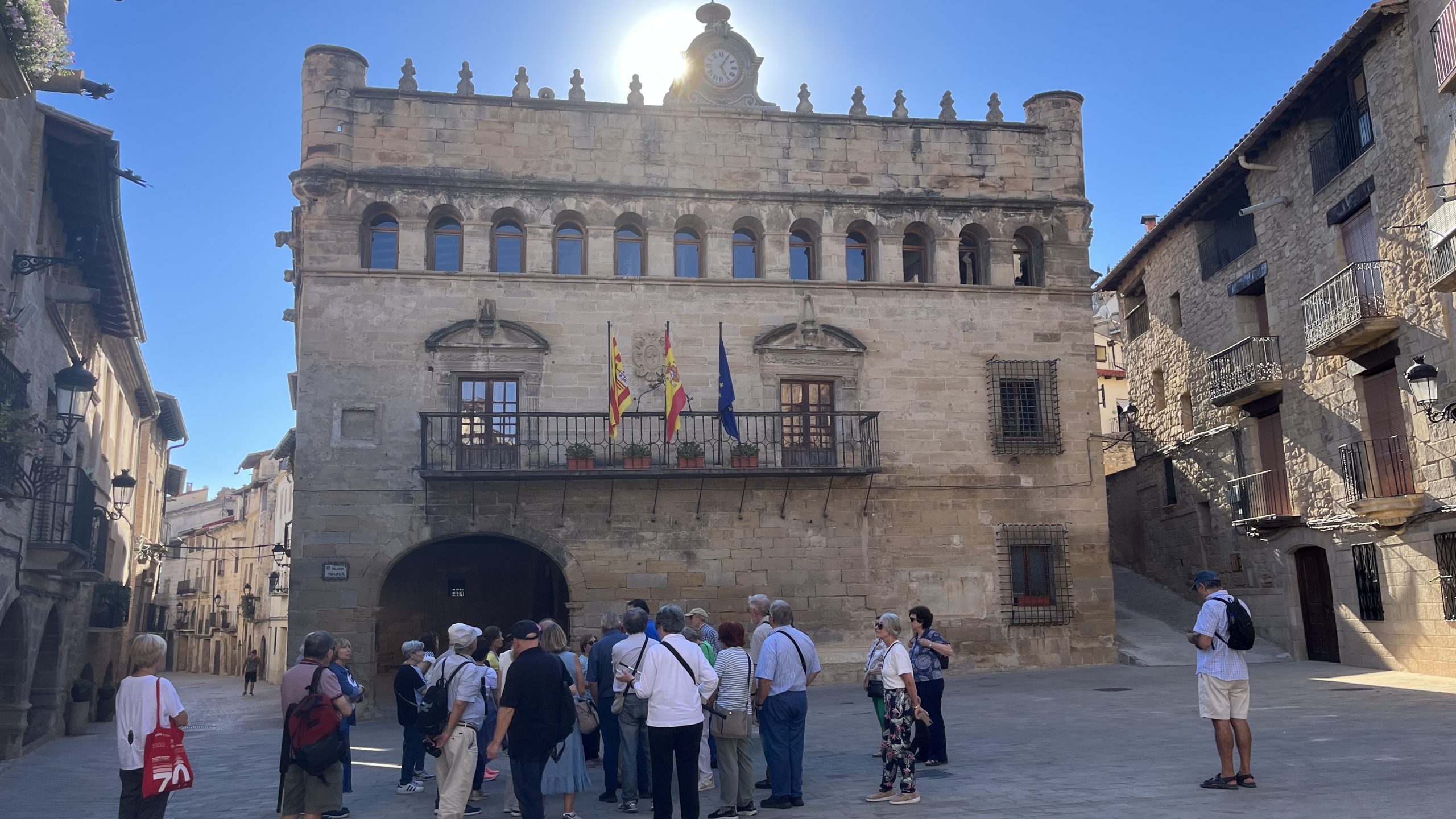 El grupo del SIPA en La Fresneda (foto de Juan Oliván)