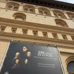 Cartel de la exposición '250 años de futuro. El legado que hizo grande a Aragón'