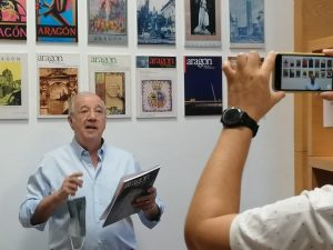 Miguel Caballú, director de la revista 'Aragón, Turistico y Monumental'