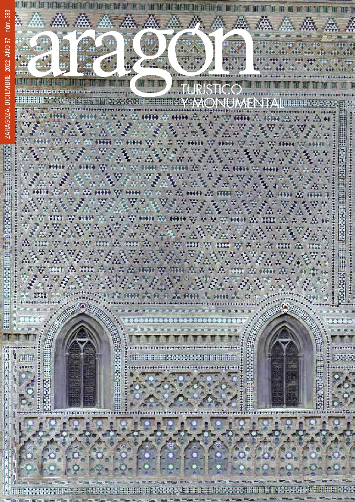 Portada del número 393 de la revista 'ARAGÓN TURÍSTICO Y MONUMENTAL'
