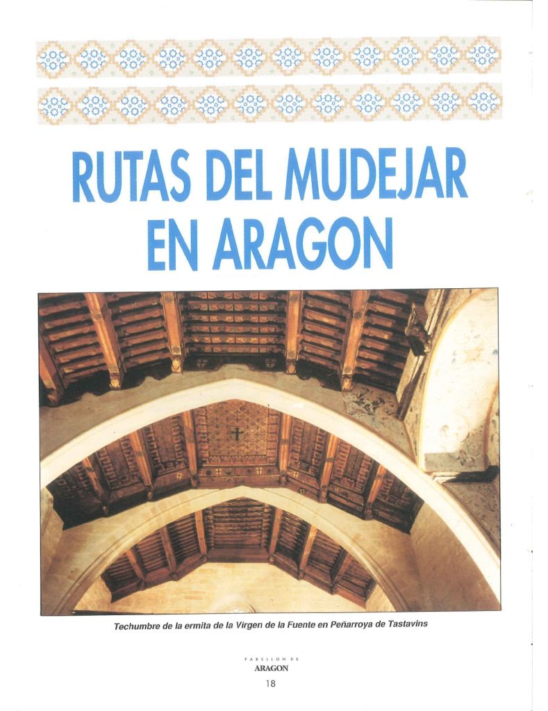 Artículo publicado en noviembre de 1991 sobre las rutas del mudéjar en Aragón