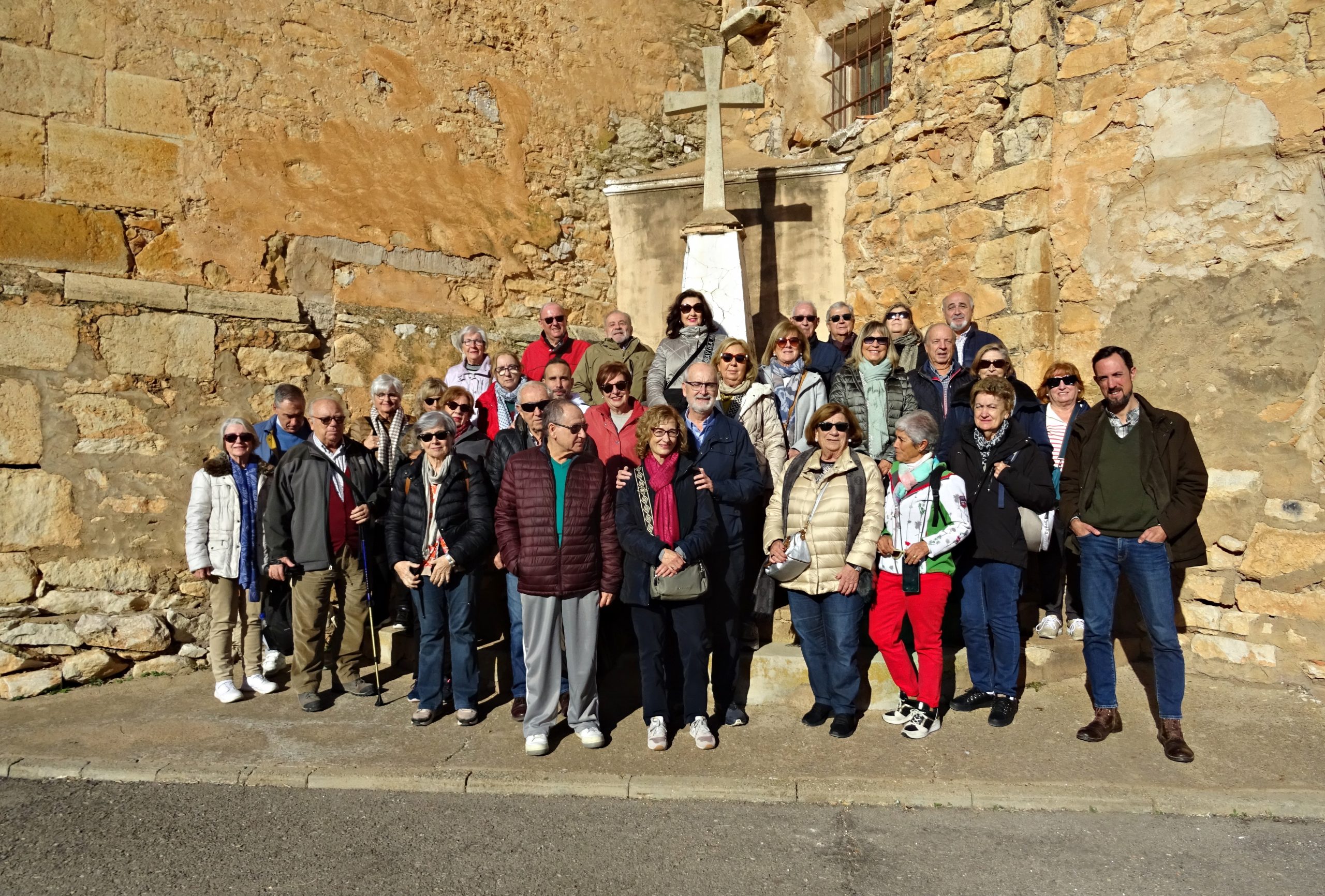 El grupo del SIPA en el castillo de Blancas